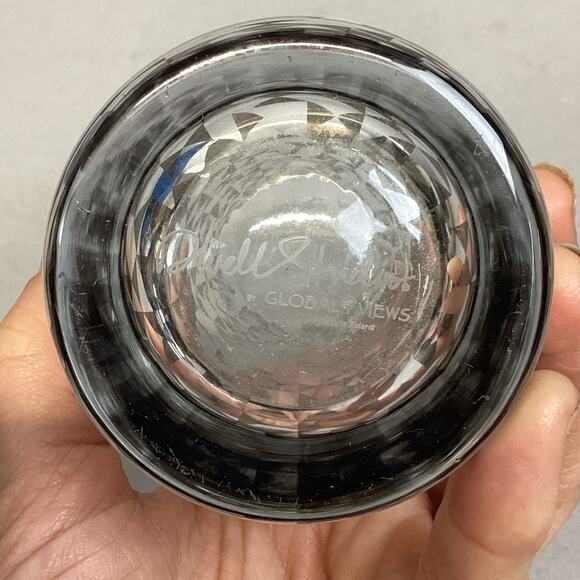 Dwell Studio Signed Glass Tumbler Or Vase - 6”H - Made In Poland - Picture 6 of 9